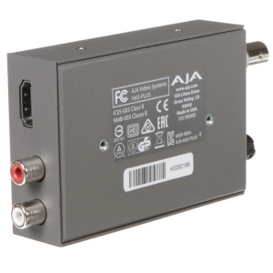 AJA HA5-Plus, Convertor HDMI la 3G-SDI, cu control audio
