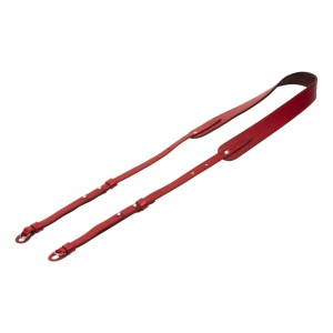 Artisan & Artist ACAM 284 RED, Curea din piele italiana, ajustabila 90, 102.5 si 115 cm
