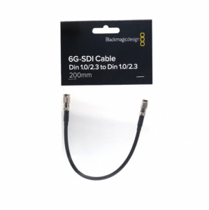 Blackmagic Design DIN 1.0/2.3 la BNC Female Adapter Cable, 20cm