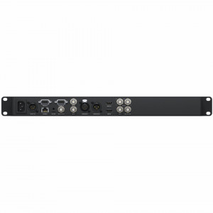 Recorder broadcast profesional Blackmagic Design HyperDeck Studio HD Pro panou frontal cu search dial metalic si ecran LCD color