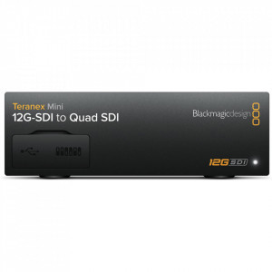 Blackmagic Design Teranex Mini 12G-SDI to Quad SDI convertor profesional Ultra HD cu loop through