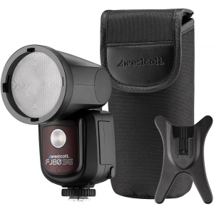 Blit Universal Westcott FJ80-SE M TTL, 80Ws, cu acumulator si ecran LCD