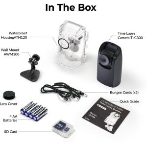 Brinno TLC300-M, Kit Camera Time Lapse, 1080p, 118°, cu montare pe perete