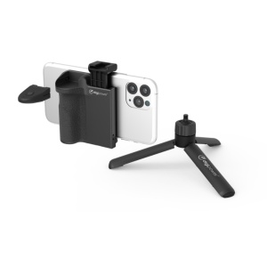 Digipower Follow Me, Kit Vlogging cu Microfon (Jack 3,5mm), Lampa LED, Grip Telefon, Telecomanda Wireless, Trepied