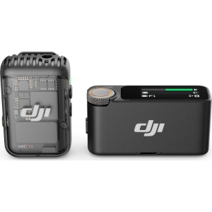 DJI Mic 2, Sistem Microfon Wireless Compact, 2 TX + 1 RX, 2.4 GHz 