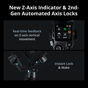 DJI RS 5 Combo, Stabilizator Gimbal cu Modul AI Tracking, Autonomie 14h