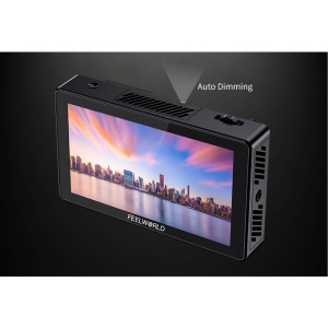 FeelWorld LUT5, Monitor Touchscreen On-Camera de 5 inch, 3D LUT, 3000nits, Full HD HDMI