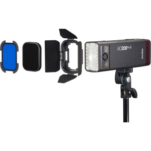 Godox BD 07II, Kit voleti cu grid si filtre gel pentru AD200Pro II