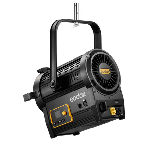Godox F7-120Bi K1, Lampa LED Fresnel Bi-Color cu montare pe Yoke