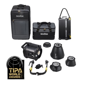 Godox KNOWLED MG1200Bi Kit Lampă LED Bi-Color, cu 3 reflectoare