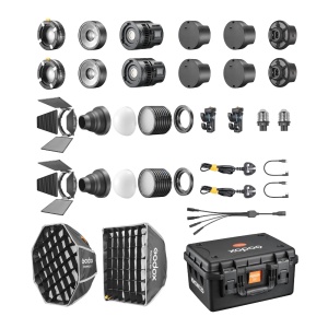 Godox KNOWLED MS60R 2K, Kit 2 Lampi LED RGB, 1800-10000K, cu accesorii