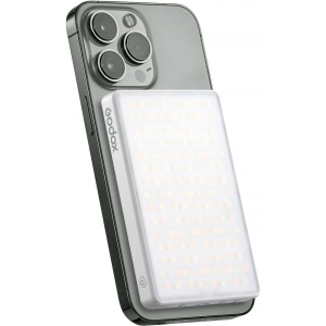 Godox MA5R Red Lampa LED RGB, 1800-10000K, cu power bank wireless, Rosu 