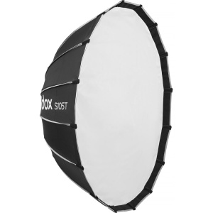 Softbox octagonal Godox S105T 105cm cu montura Bowens vizibil din fata