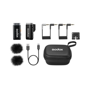 Godox WEC-S Kit1, Sistem microfon wireless 2.4 GHz, pentru camere Sony
