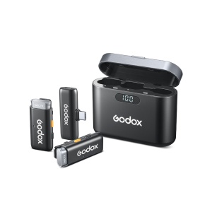Godox WES2 Kit2, Sistem microfon wireless 2.4 GHz, pentru telefoane cu USB-C