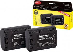Hahnel Baterie HL-XZ100 Twin Pack, compatibil Sony NP-FZ100