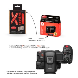 Hahnel Extreme HLX-E6NH, Acumulator replace pentru Canon LP-E6E6NE6NH, 2400mAh