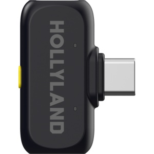 Hollyland Lark A1 Duo USB-C, Sistem microfon wireless, 2 persoane, 2.4 GHz, culoare Space Gray