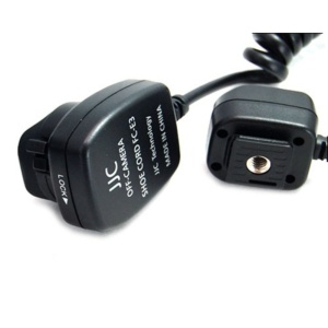 JJC FC-E3, Cablu Off-camera E-TTL, 90cm, compatibil Canon OC-E3