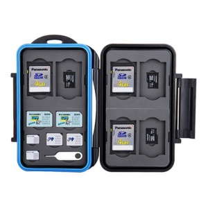 JJC MC-STM18, Suport carduri de memorie, 6xSD, 6xmicroSD, SIM, Micro SIM si Nano SIM