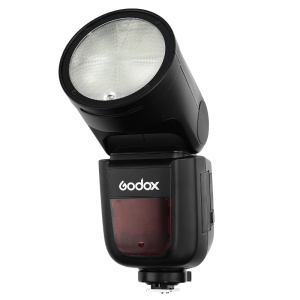 Kit bliț Godox Speedlite V1 pentru Nikon, cu accesorii AK-R1 și declanșator X Pro II