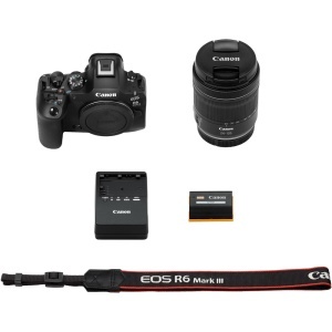 Kit Camera Mirrorless Canon EOS R6 Mark III cu Obiectiv RF 24-105mm f/4-7.1 IS STM