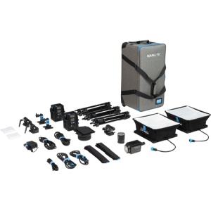 Kit Nanlite 3 Lămpi LED 2x PavoSlim 60B + Forza 60B II
