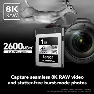Lexar Silver CFexpress 4.0 Type B, Card de memorie 1TB R3600/W3300