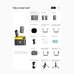 Lark M1 Duo (2x TX, 1x RX, 1x Charging Case)