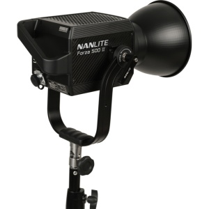 Nanlite Forza 500 II, Kit 2 Lămpi LED Daylight, 5600K, cu troler, 12-2047 2KIT-ST