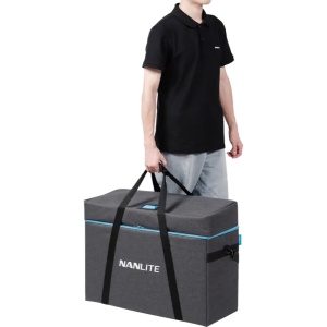Nanlite FS-300B Kit 2 Lămpi LED Bi-Color, cu stative și softbox-uri, FS-300B 2KIT-S-LS-1