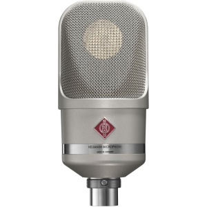 Neumann TLM 107 Studio Set, Microfon condensator multi-pattern, cu suport anti-soc, Nickel