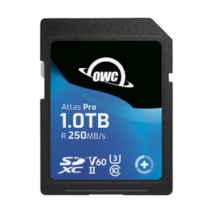 OWC Atlas Pro SDXC UHS-II, Card memorie 1TB, 250MBs, V60