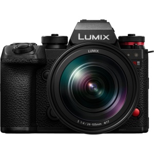 Panasonic Lumix S1R II, Camera mirrorless full-frame, 44.3MP cu obiectiv Lumix S 24-105mm f4 Macro
