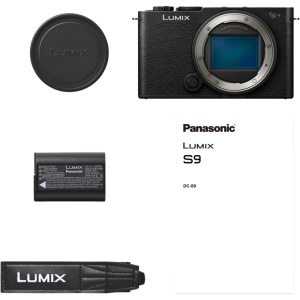 Panasonic Lumix S9 Jet Black Body, Camera mirrorless, Full Frame, 24.2MP, 6K