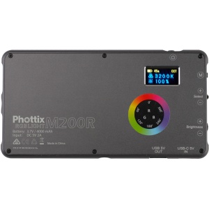 Phottix M200R, Panou LED RGB, 3200-5600K