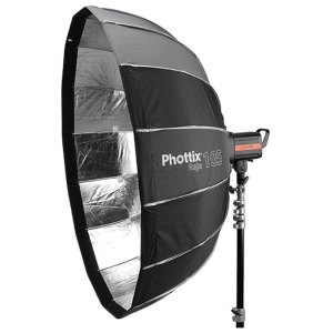 Phottix Raja Quick-Folding 105 cm, Umbrela softbox cu Grid, montura Bowens
