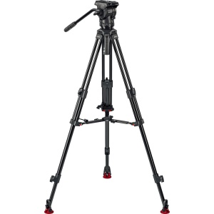 Sachtler System Ace XL MS AL Mark II, cap fluid, trepied din aluminiu in 3 trepte