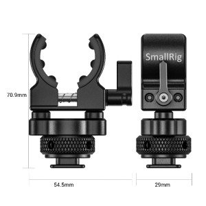 SmallRig 2352 Suport pentru Microfon Shotgun (Cold Shoe)