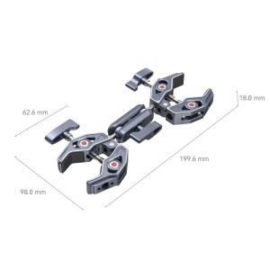 4103 Super Clamp with Double Crab Shaped Clamps