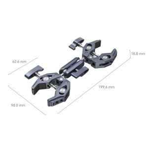 4103B Super Clamp with Double Crab Shaped Clamps