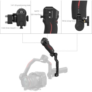 SmallRig 4326, Maner cu control Follow focus pentru Seria DJI RS 2/3 Pro/4/4 Pro