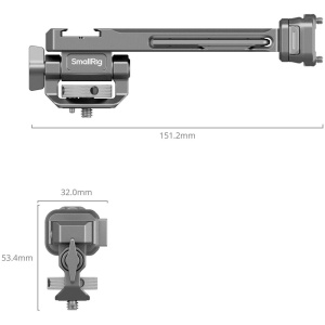 SmallRig 4637 HawkLock, Suport pentru monitor compatibil cu DJI RS 2, RSC 2, RS 3, and 3 Mini