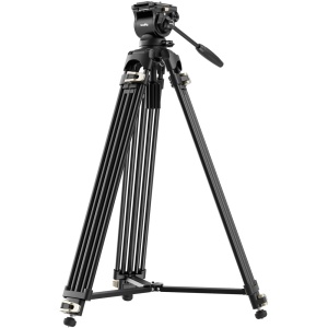 SmallRig 4686, AD-01S, Kit trepied din aluminiu, 84-187 cm, cu cap fluid