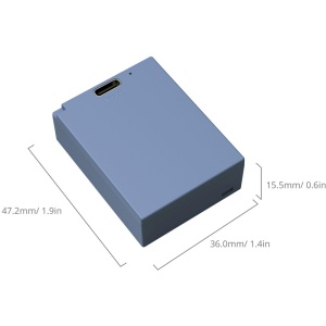 SmallRig 5062 , Acumulator NP-W126S - 2520mAh pentru Fujifilm, Albastru