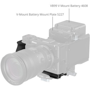 SmallRig 5466, Placa de montare in L cu maner din silicon pentru Nikon ZR