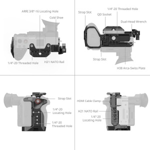 SmallRig 5589, Kit Basic Cage pentru Sony FX2