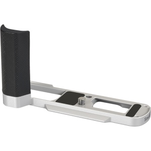 Maner cu placa de montare in forma de L SmallRig 5701 argintiu pentru Panasonic LUMIX L10