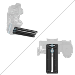 SmallRig 6318 placuta eliberare rapida compatibila Manfrotto 501PL montata pe cage