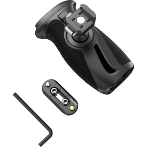 Maner lateral rotativ SmallRig 6405 cu clema NATO HawkLock H21 si interfete de montare pentru accesorii video